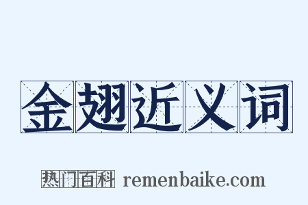 金翅近义词是什么意思的图片